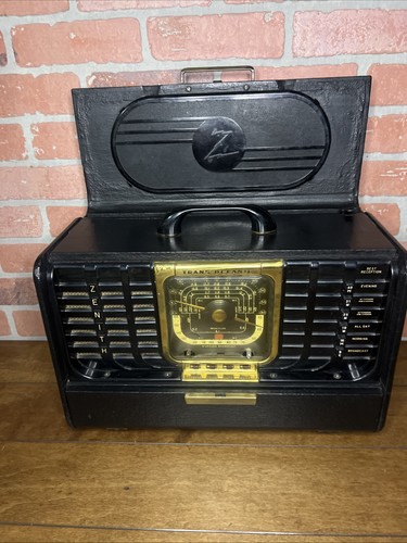 Vintage Zenith Transoceanic Radio 8G005-YTZ1 Shortwave RF Portable Receiver