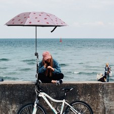 Wheelchair Accessory Umbrella Holder Extendable Bike Bracket Clamp