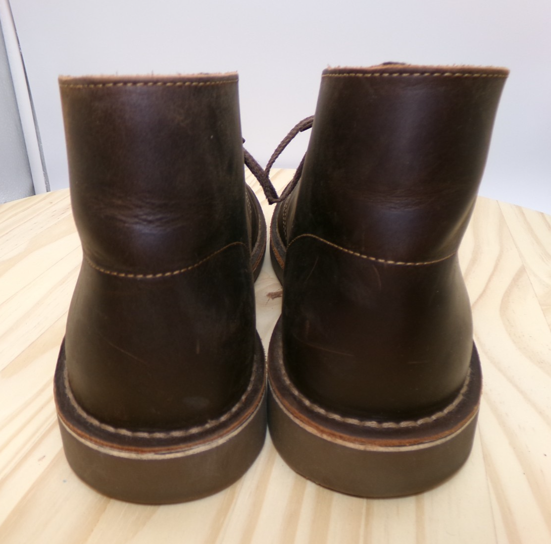 Clarks Collections Bushacre Leather Chukka Boots 15522 Mens  display picture 1