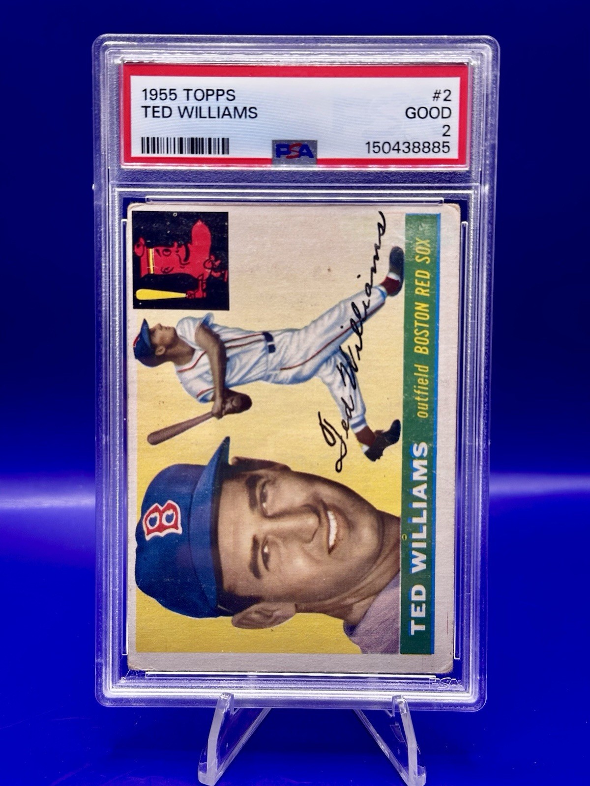 1955 Topps - Ted Williams #2 PSA 2  ** FREE SHIPPING**