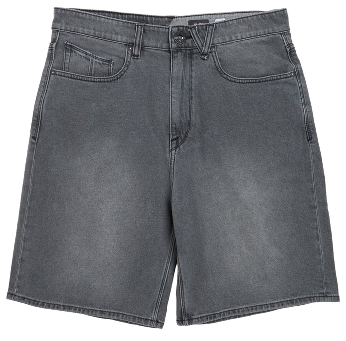 Volcom Billow 22 Denim Shorts - Concrete - New 10090₽