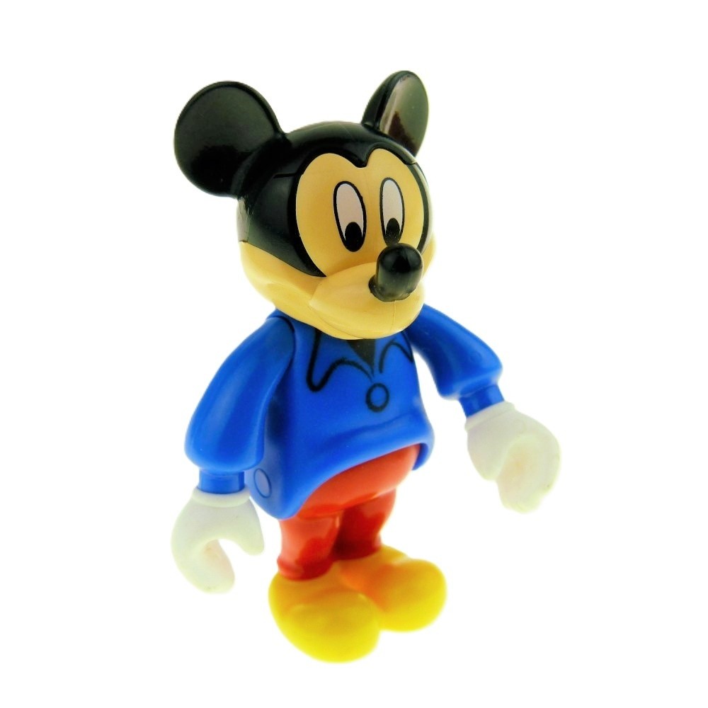 1X Lego Fabuland Figure Mickey Mouse Red Pants Blue Jacket Yellow Shoes MCK002