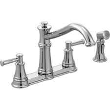 Moen 7255C Chrome Two-Handle Kitchen Faucet