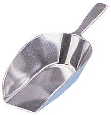 Metal Scoop Aluminium Flat Bottom Ice Food Choose 4.5oz 16oz 37oz 68oz