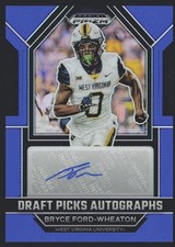2023 Panini Prizm Draft Picks #DPA-BFW Bryce Ford-Wheaton Blue /149 AU,SN