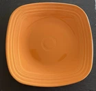 Fiesta DINNER PLATE Square Tangerine Orange 10.75" EUC
