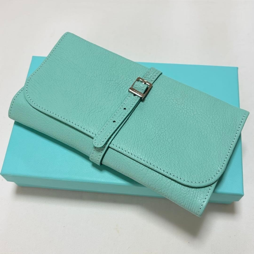 Tiffany & Co. jewelry pouch jewelry case travel pouch leather Used