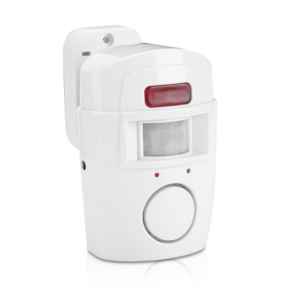 PIR Infrared Motion Detector Alarm Unit With 2 Remote Controller Home Safety BL