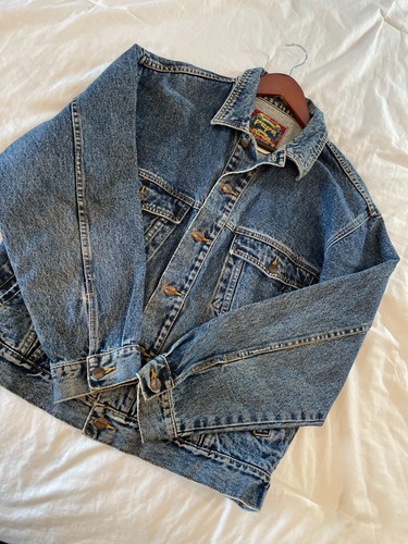 Giacca jeans camionista denim lavaggio PEPE blu vintage taglia media - Foto 3 di 7
