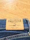 Hollister Women’s Dark Wash Blue Denim Cut Off Shorts Size 5 W27 5-Pocket — photo 6
