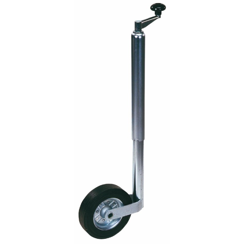 Roue jockey légère de camping-car avec galet fixe de 60mm