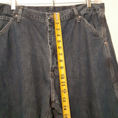 Wrangler Carpenter Jeans Mens 36x34 Y2K Baggy Skater Streetwear Work - Picture 10 of 11