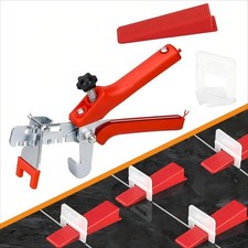Floor Wall Tile Leveling System Tool Spacers Clips Resuable Wedges and A Plier