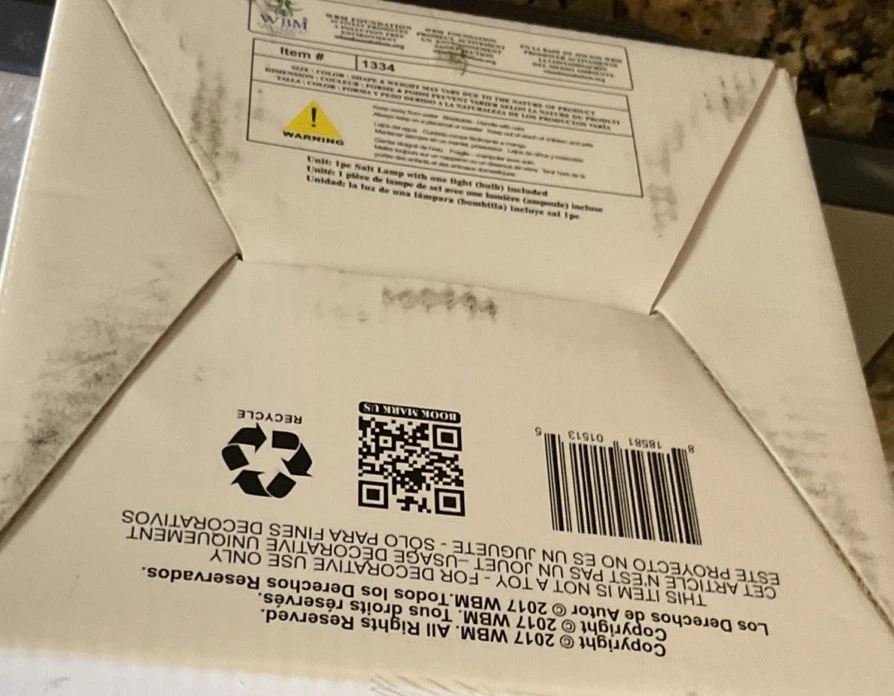 Металлическая корзина в гималайском светящемся проективном стиле ночник с розовыми кусками - Изображение 4 из 4