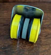 Vintage Tala Yellow Knife Sharpener Wheel, Missing Handle 