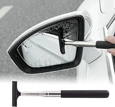 1 PC Car Rearview Mirror Wiper Telescopic Auto Mirror Squeegee 98cm Long Handle