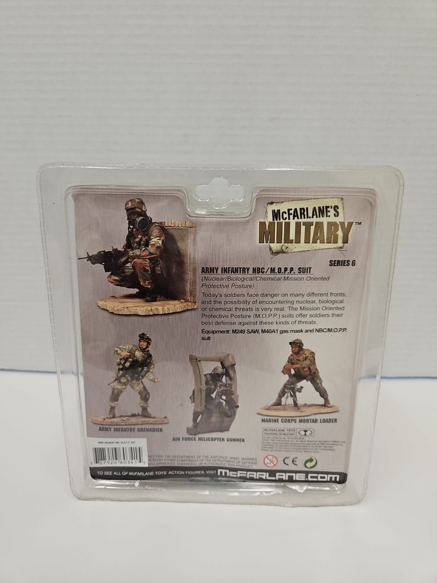 マクファーレン　ミリタリー シリーズ6 McFarlane Military Series 6 - Army Infantry M.O.P.P. Suite Action