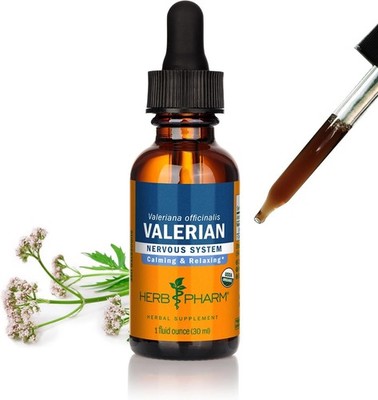 Herb Pharm Certified Organic Valerian Root Liquid Extract - 1 Ounce