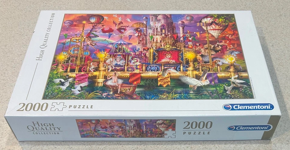 MAGIC CIRCUS PARADE (Clementoni) -- 2000 Piece Jigsaw Puzzle -- Complete - Image 2 of 3