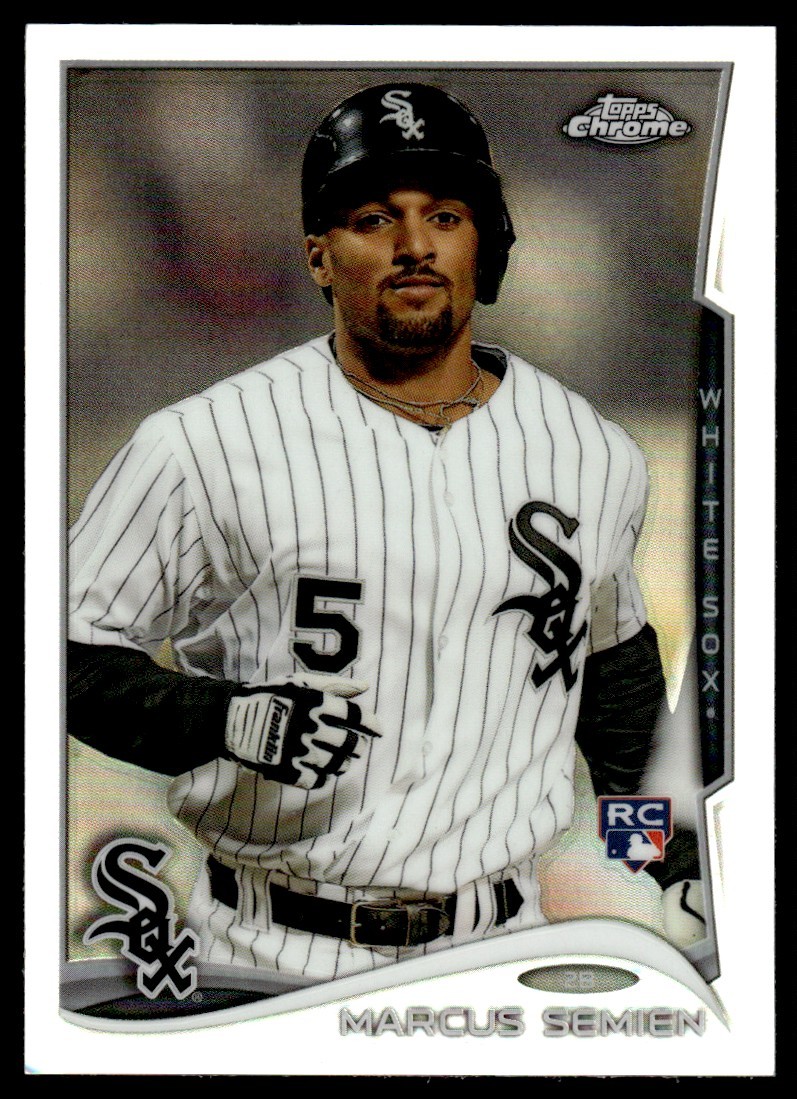 2014 Topps Chrome Refractors Marcus Semien Rookie Chicago White Sox #43