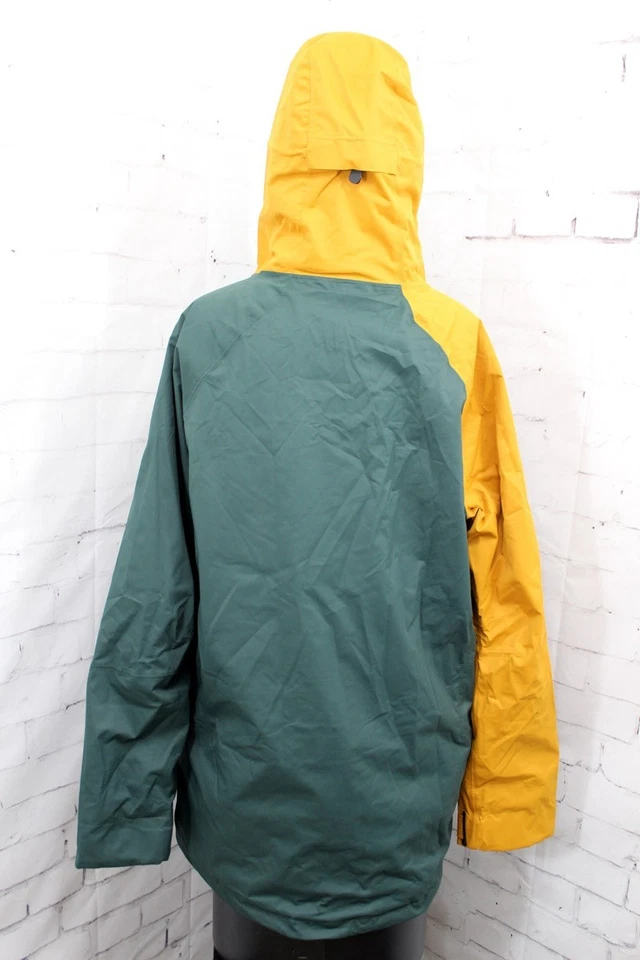 Chaqueta Ride Admiral Snowboard Shell, Para Hombre Grande, Pino Oscuro/Sarga Dorada Nueva Foto 4 de 4