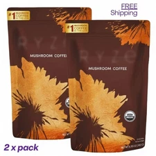 New Mushroom Coffee Organic Coffee 30 Servings in One Pack - No Odor, 2 Pcs