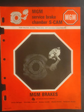 Vintage MGM Brakes 6 Page Advertising Brochure