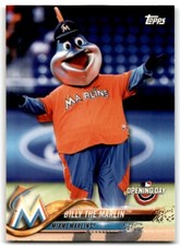 2018 TOPPS OPENING DAY MASCOTS BILLY THE MARLIN MIAMI MARLINS #M-12