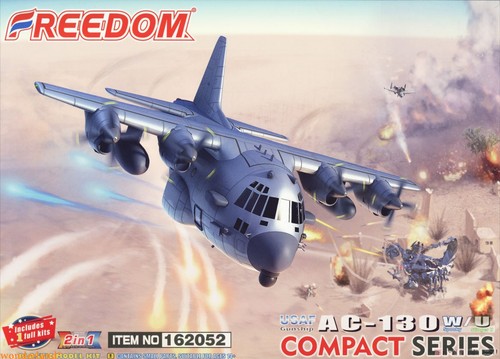 FREEDOM 162052 Compact Series:USAF Gunship AC-130W/U 2 in 1 Model Kit - 第 1/5 張圖片