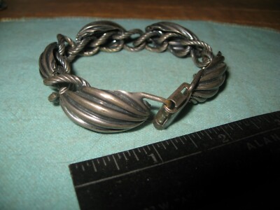 Napier Armband silberfarben Muschel & Seil