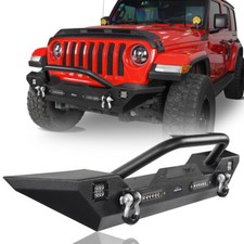 For 2007-2025 Jeep Wrangler Gladiator Steel Mid Front Bumper Wled Lights For 2007-2025 Jeep Wrangler Gladiator Steel Mid Front Bumper Wled Lights