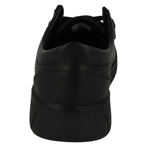 Boys Clarks Moccasin Detailed School Shoes - Branch Low - Picture 3 of 9