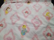 Disney Princess Crib/Toddler Flat Sheet - Cinderella, Belle, Aurora