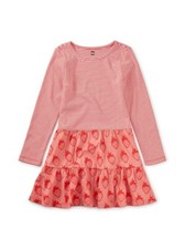 Sz 12 Tea Collection Tiered Skirted Girls Dress