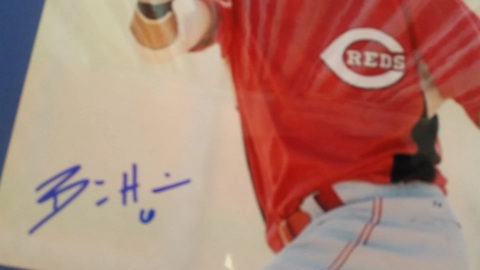 BILLY HAMILTON 8" X 10" FOTO COLOR ROJO OSCILANTE/SOX BLANCO (AUTÓGRAFO) Foto 2 de 2