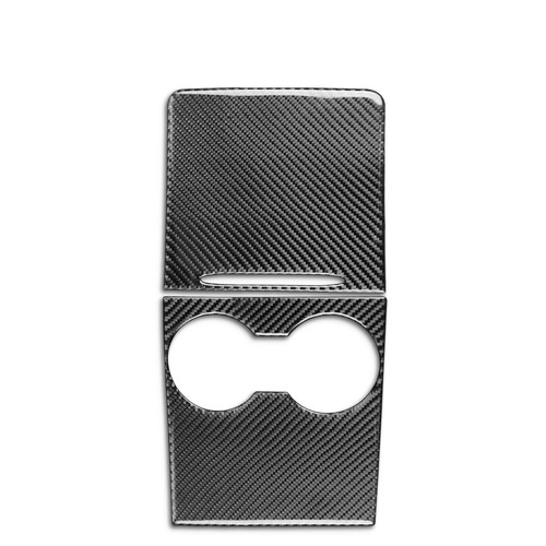 Center Cup Holder Storage Box Panel Carbon Fiber Trim For 17-22 Tesla Model Y 3 - Bild 4 von 12