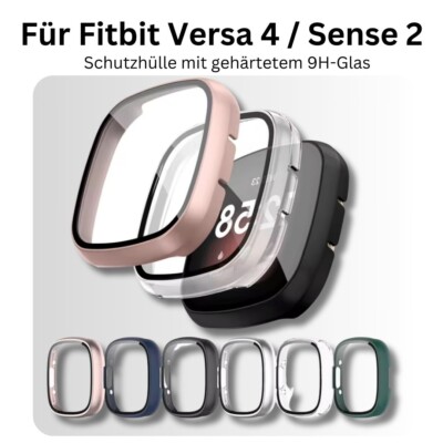 Schutzhülle Für Fitbit Versa 4 Sense 2   PC Schutz Hülle Display Schutz