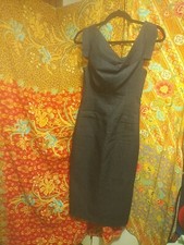 Abito nero Halo taglia Us 2, UK 6-8