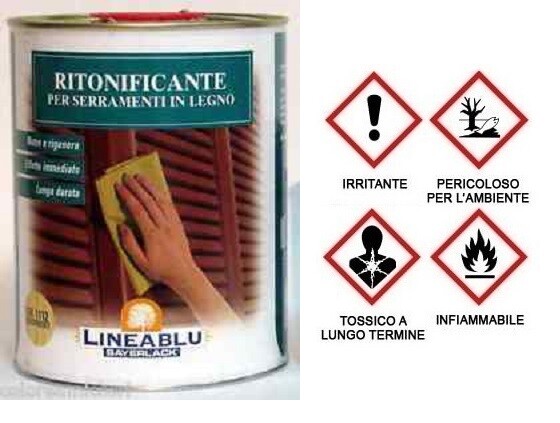 Ritonificante Legno Sayerlack Noce Miele 750ml - Rigenera i tuoi Infissi