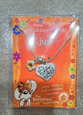 Diddl Maus Kette silber mit Herz & Blume