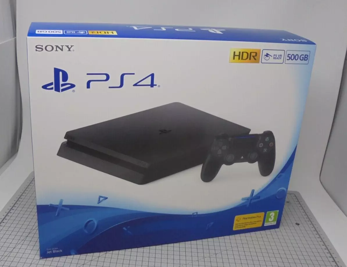 Sony PlayStation 4 500GB Jet Black Console for sale online