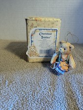 Cherished Teddies 912891 - "I'll Play My Drum For You" 1994 Dated Ornament