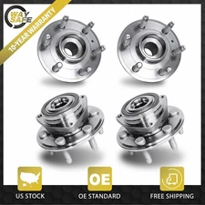 4pc Front and Rear Wheel Bearing Hub Kit for Cadillac SRX Saab 9-4X Assembly