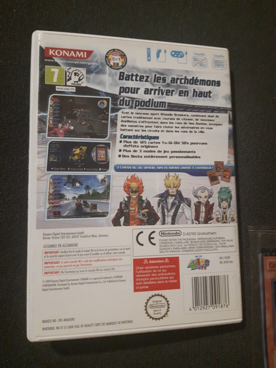 Jeu Wii Yu-Gi-Oh! 5D's Wheelie Breakers - État Très Bon - Version PAL - Konami