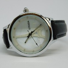 STRADA Eiffel Tower Dial Quartz Analog Women's Watch New Battery