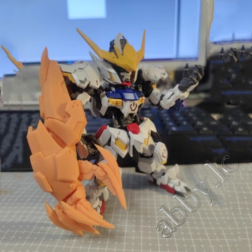 for MGSD Barbatos RESIN Arms Nail Tail Blade Lupus Rex Conversion Kit ...