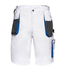 Professional Painters Decorators White-BLUE Work Shorts Trousers