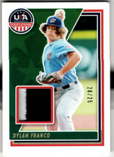 2022 Panini Stars & Stripes Baseball Dylan Franco Patch 20/25 USAM-DF