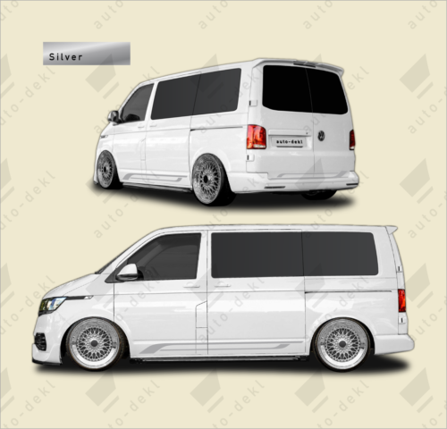 Fits VW T5 T6 Transporter SWB - Full Van Decal Stripe Kit with Both Sides + Rear - Picture 10 of 18