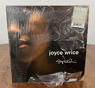 SIGNED! Joyce Wrice STAY AROUND Limited Edition of 200 Green Vinyl ~ Brand New!